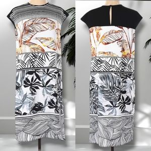 Clover Canyon Gold Leaf Shift Dress XS